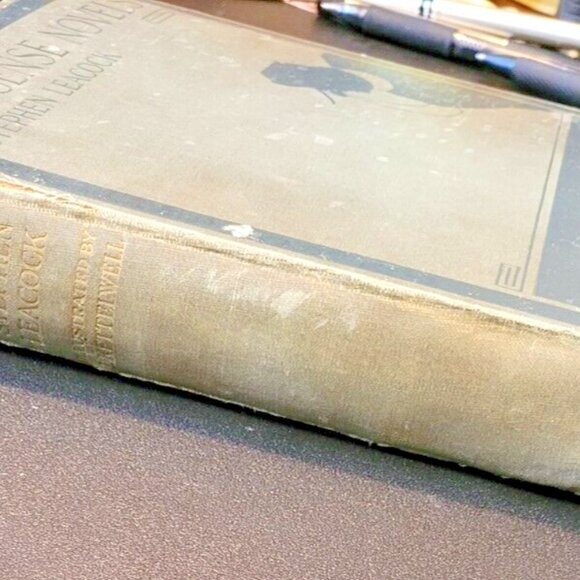 Stephen Leacock Nonsense Novels 1921 13th Ed 1st Illustra color John Kettelwell - Picture 16 of 16